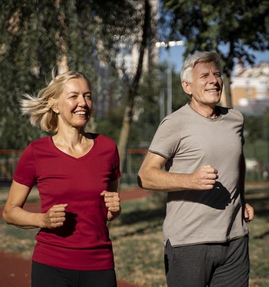 Old Couple Running | Regen Doctors | Longevity & Anti-Aging Medicine | Pennsylvania
