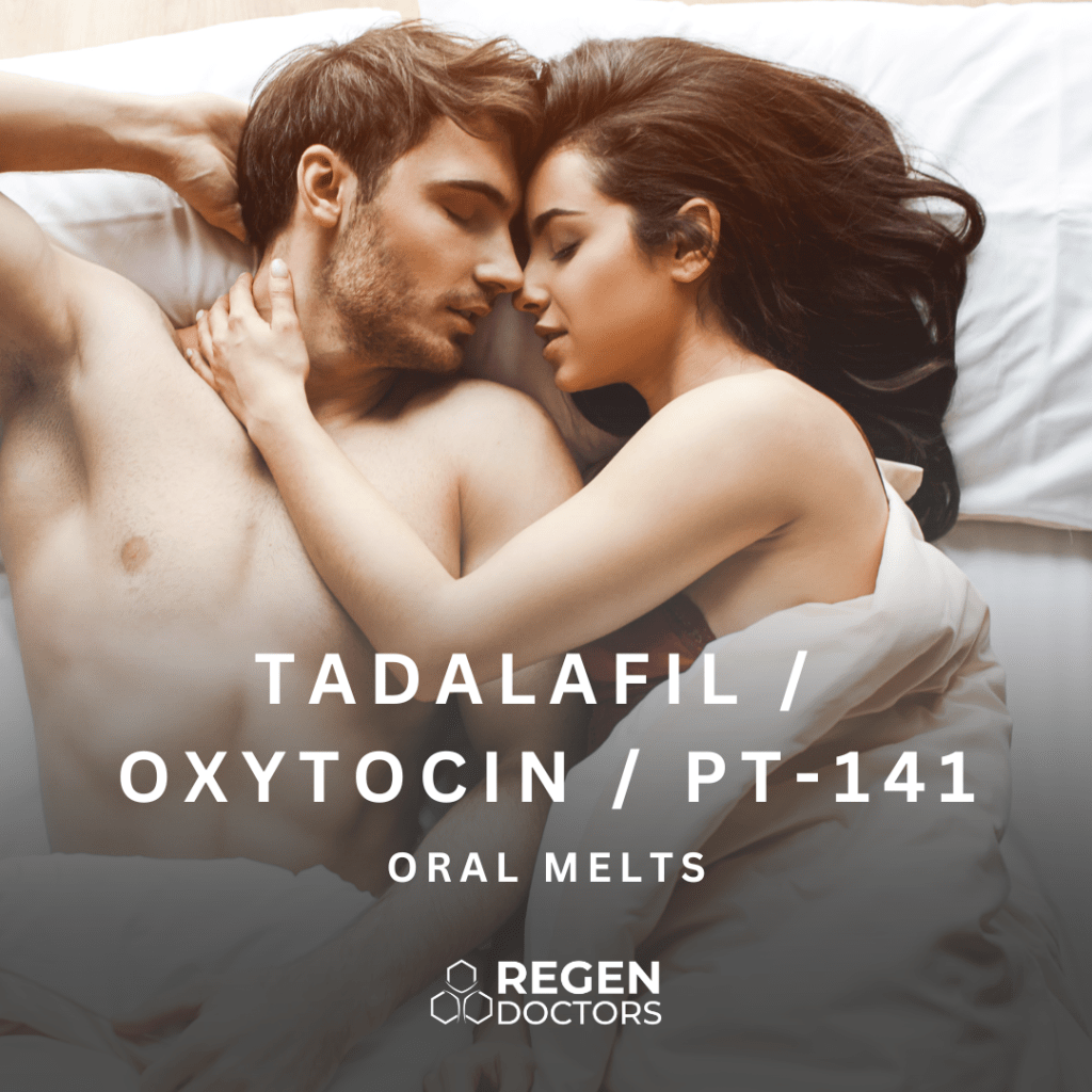 Tadalafil Oxytocin PT 141 20mg 100iu 1000mcg 3 Pack Regen