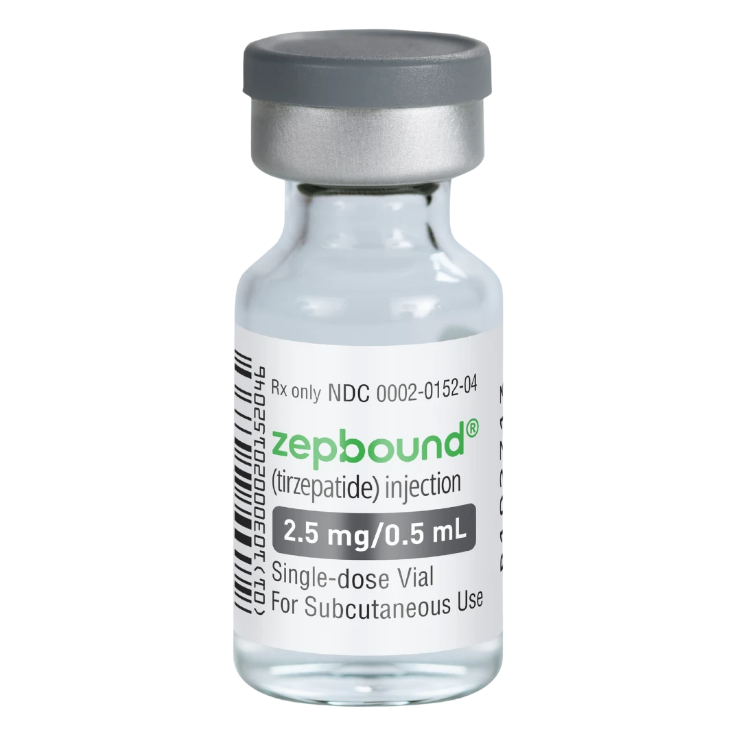 Zepbound tirzepatide injection single-dose vial 2.5 mg